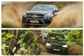 اسلوب قيادة مرسيدس جي ال اي و بي ام اكس 5 اوف رود