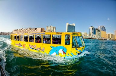 صور الباص العجيب في دبي