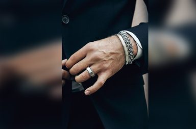 سلاسل فضة رجالي