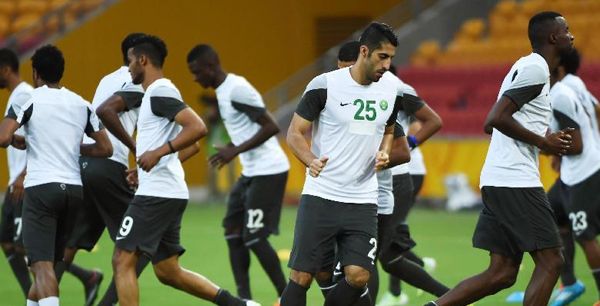 من تمارين المنتخب السعودي