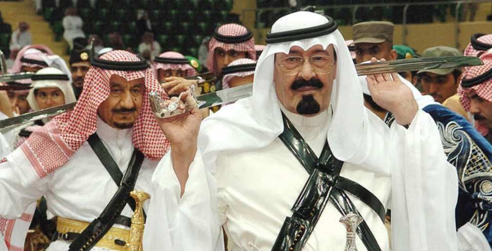 الملك عبدااله والملك سلمان