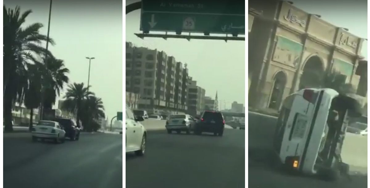 حادث سير مؤلم في شهر رمضان