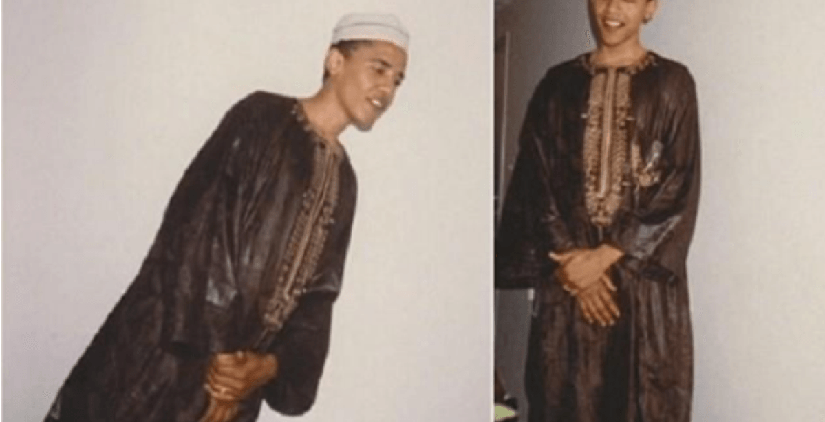 صور باراك اوباما يرتدي ثياب اسلامية