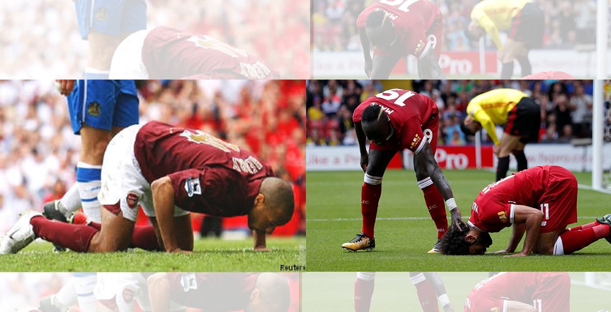 تيري هنري ومحمد صلاح