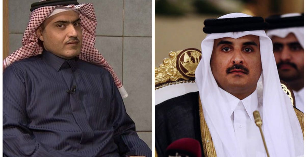 السبهان وأمير قطر