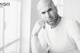 زين الدين زيدان لإعلانات مانغو مان