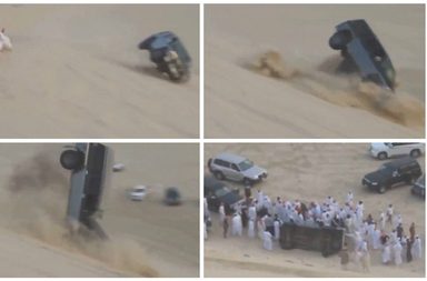 تطعيس وانقلاب (Liveleak/ Youtube)
