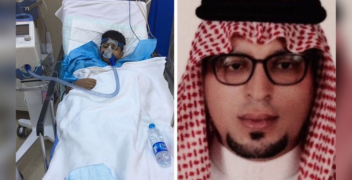 سعودي ينقذ طفل من الغرق