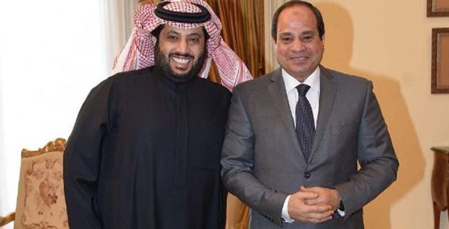 تركي ال الشيخ والرئيس السيسي
