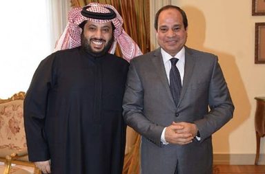 تركي ال الشيخ والرئيس السيسي