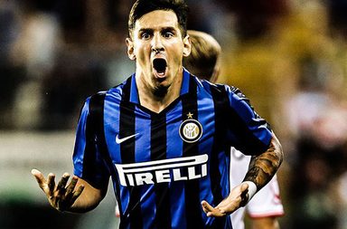 ميسي الى الانتر