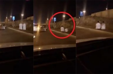 يصليان سويا بعد الحادث