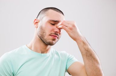 احتقان الحلق والانف