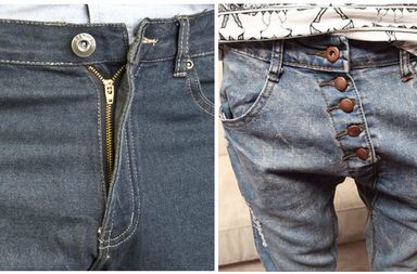 الفرق بين الجينز بسحاب والجينز بازرار