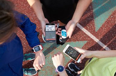 ساعة يد رياضية لحساب السعرات الحرارية