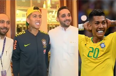 اللاعب فيرمينو في جدة