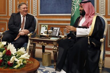 بن سلمان وبومبيو