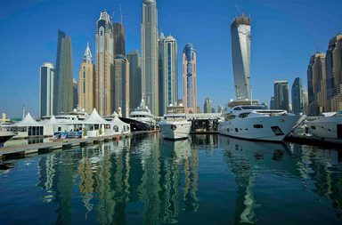 ابرز يخوت في معرض دبي العالمي للقوارب 2017