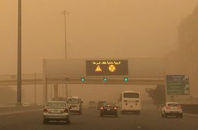 عاصفة رملية