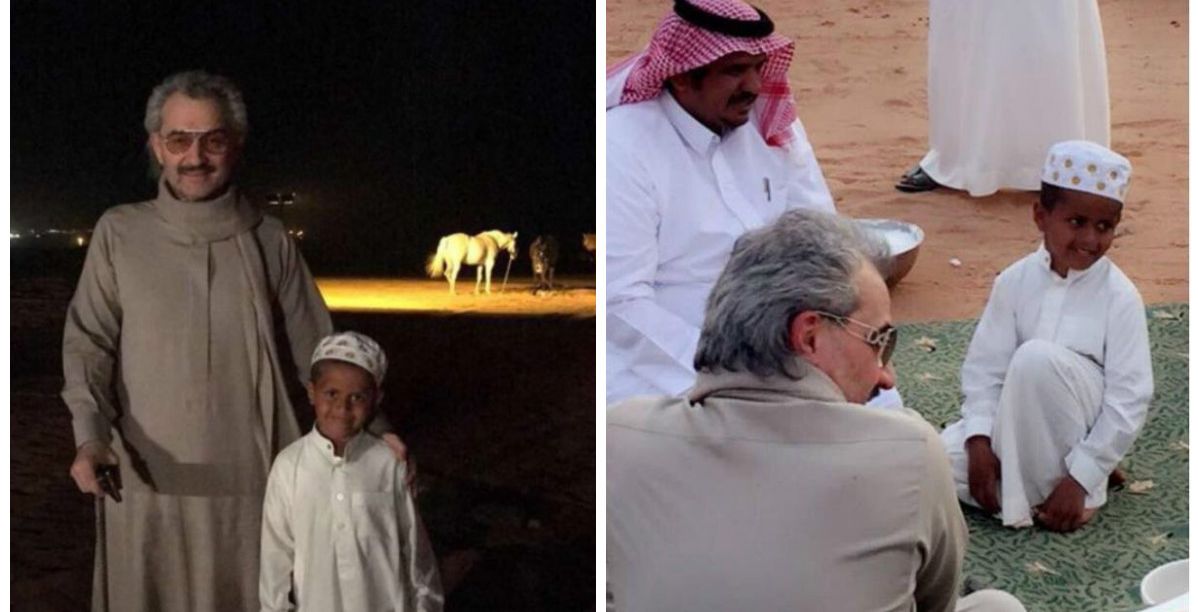 السحلي إلى جانب الوليد بن طلال