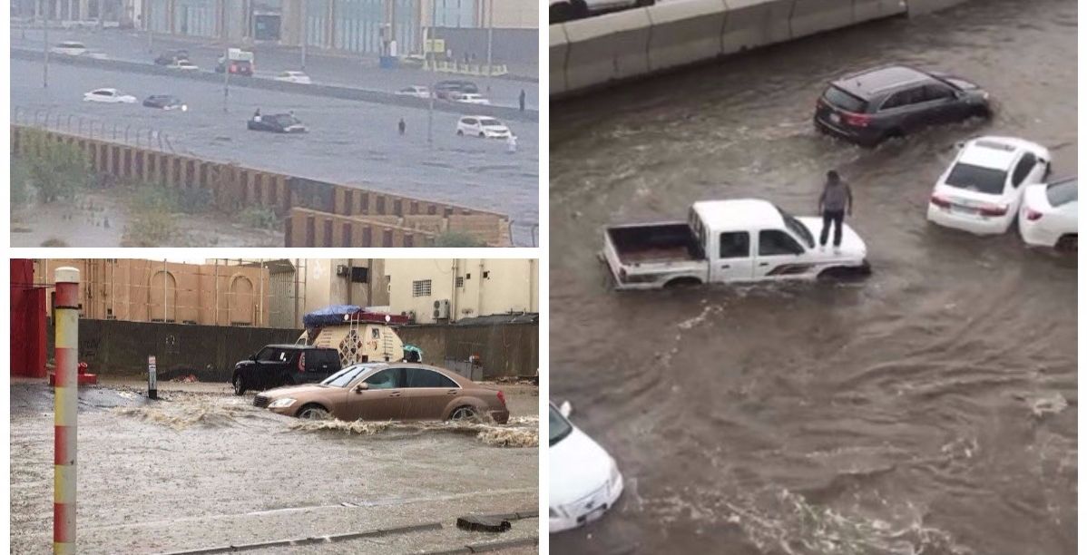 امطار جده ترعب السعوديين
