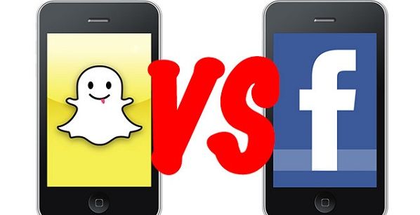 تطبيق سناب شات ينافس فيسبوك