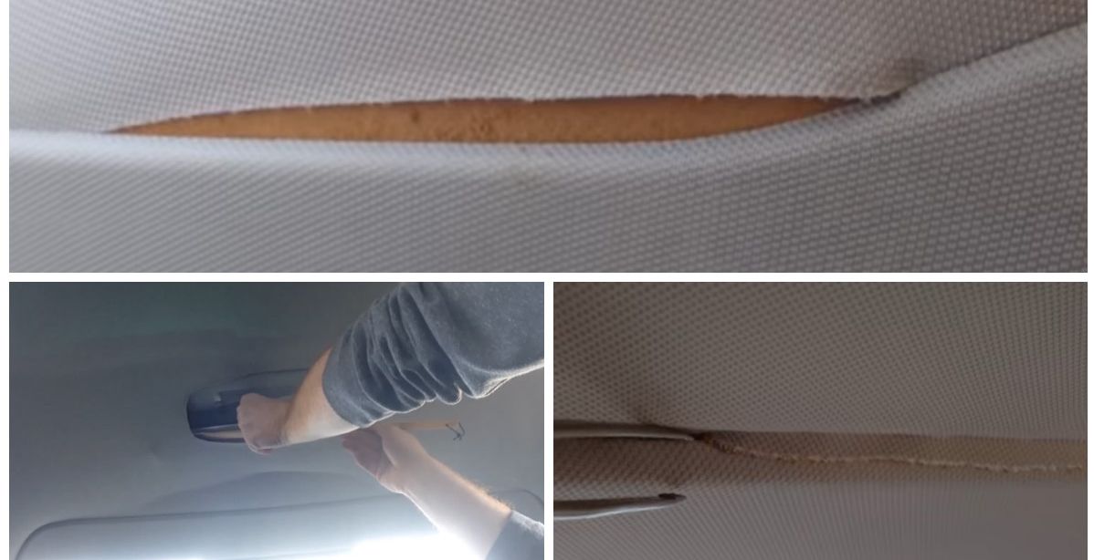 كيفية اصلاح قماش سقف السيارة 