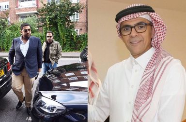 لؤي ناظر (يمين) ونواف المقيرن (يسار)