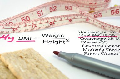 حساب كتلة الجسم والوزن المثالي