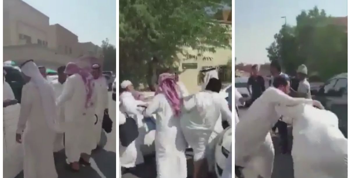 المشاجرة بين اساتذة جامعة طيبة