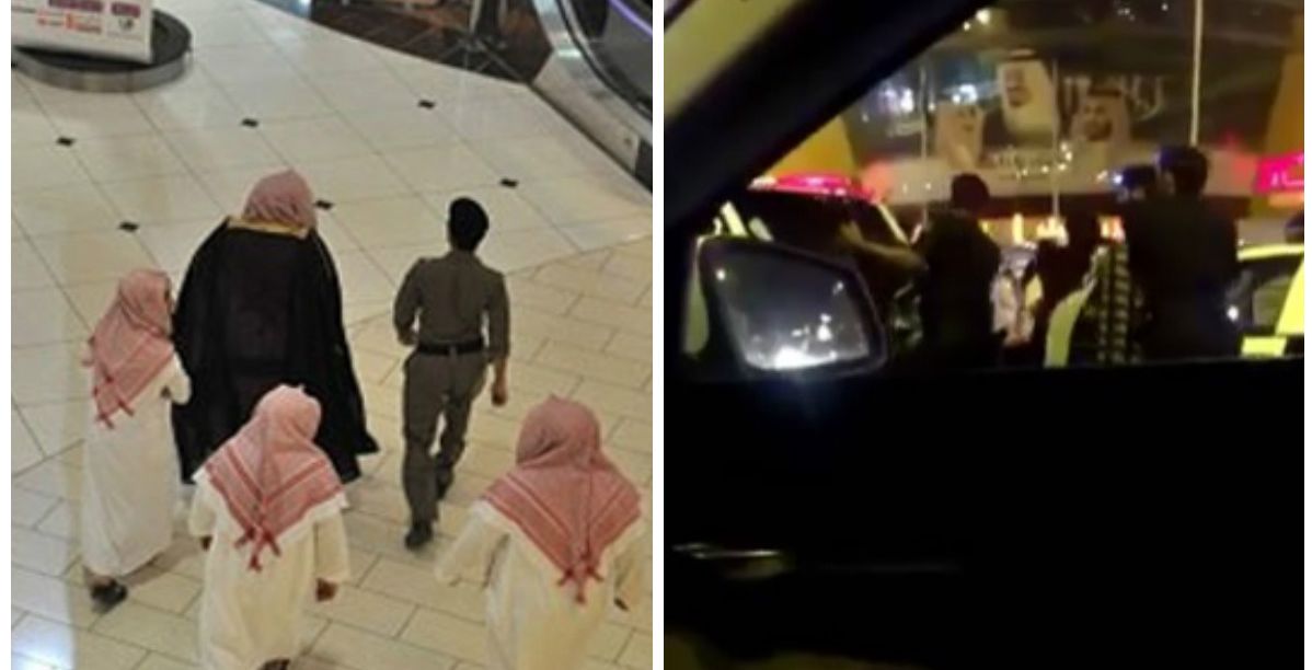 حادثة جمعت الهيئة والشرطة (يوتيوب/مزيون)