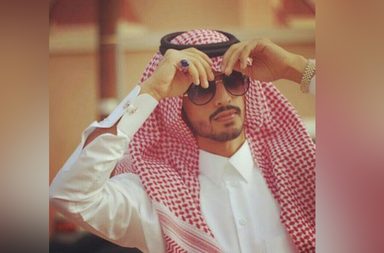 طريقة لبس الشماغ