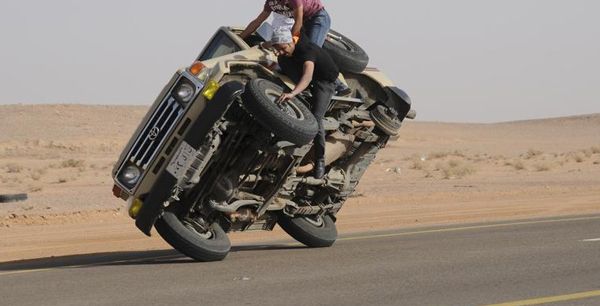 تفحيط سعودي خطير