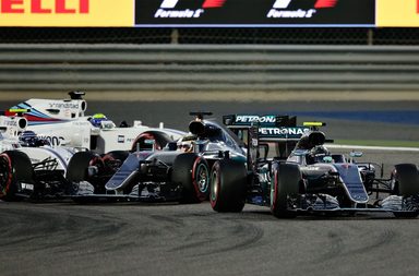 نيكو روزبرغ الاول على حلبة البحرين 2016