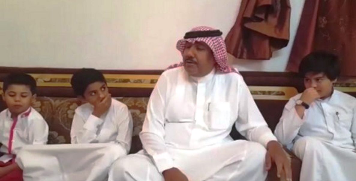 العم معيض وأولاده (تويتر)