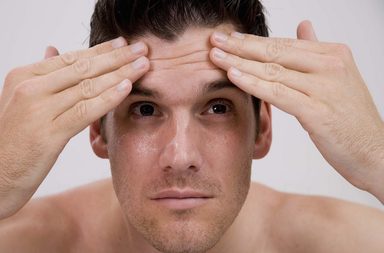 علاج تجاعيد الوجه للرجال