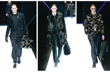 ازياء امبوريو ارماني موضة شتاء 2018