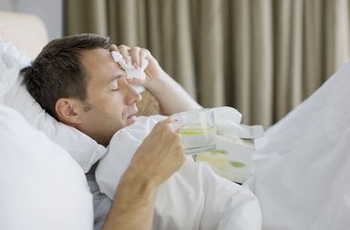 علاج التهاب الحلق والزكام