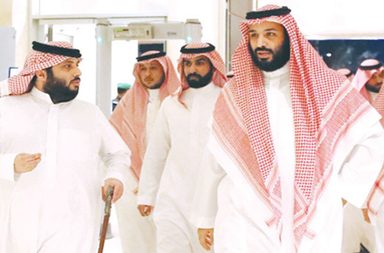 آل الشيخ والامير محمد بن سلمان