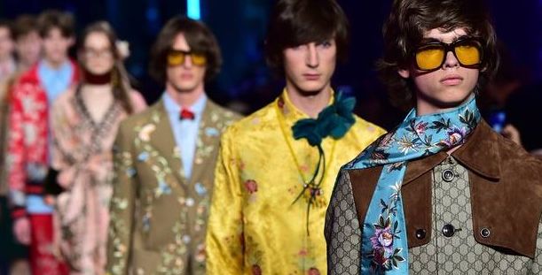 رجال Gucci مختلفين هذا العام