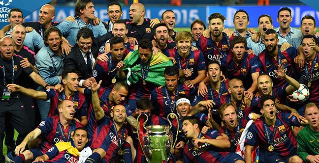 برشلونة يفوز بدوري ابطال اوروبا
