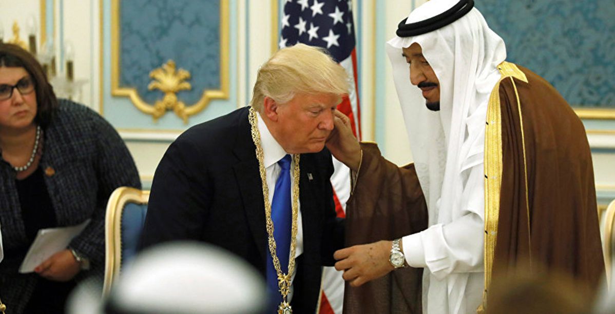 الملك سلمان وترامب