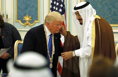 الملك سلمان وترامب