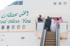 الملك سلمان يغادر حائل (SPA)