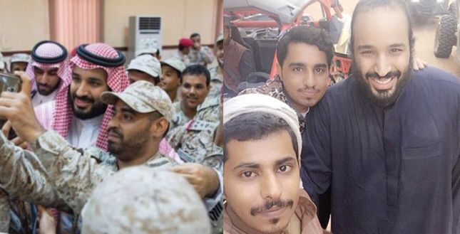 لحظات رائعة لولي العهد