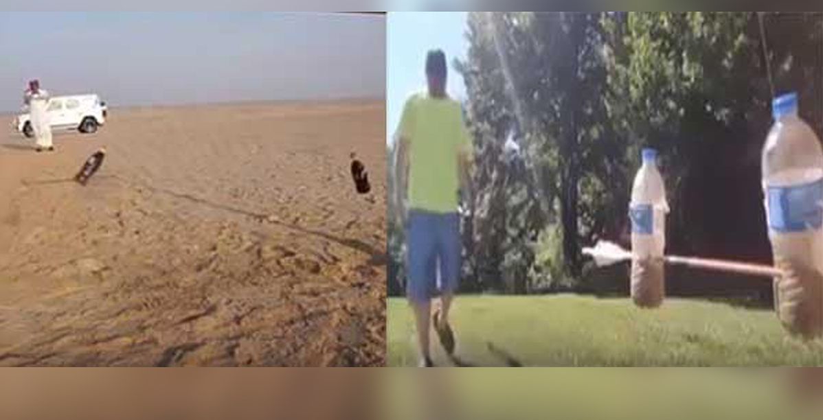 مهارة شاب سعودي في لعبة اصابة الهدف 