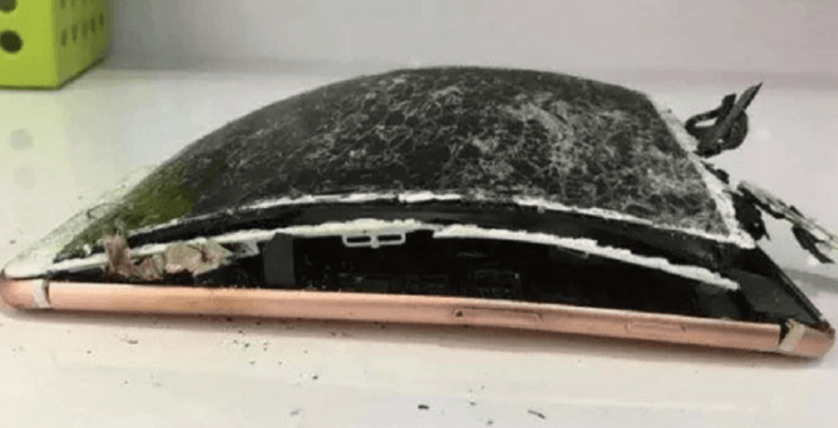 انفجار هاتف ايفون 7 بلس في الصين بعد سقوطه على الارض