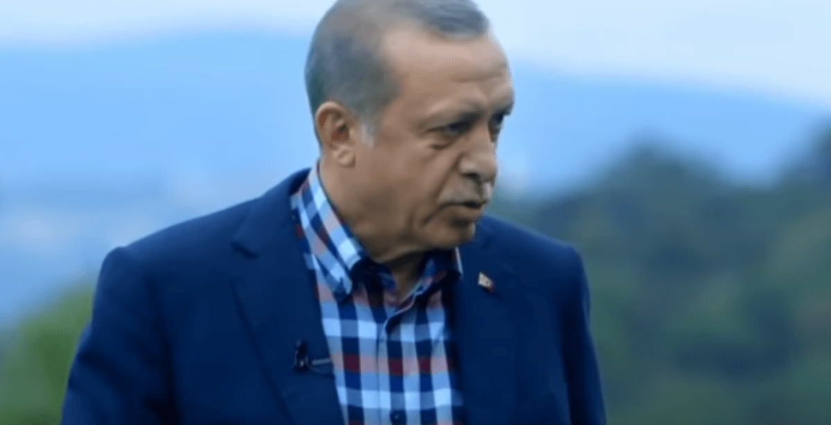 اردوغان في لقاءه مع علي الظفيري