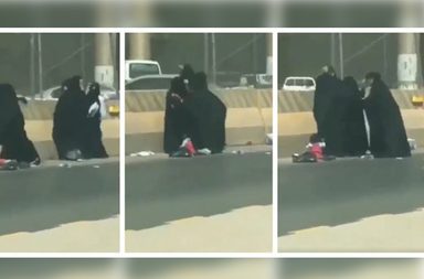 عراك بين النساء