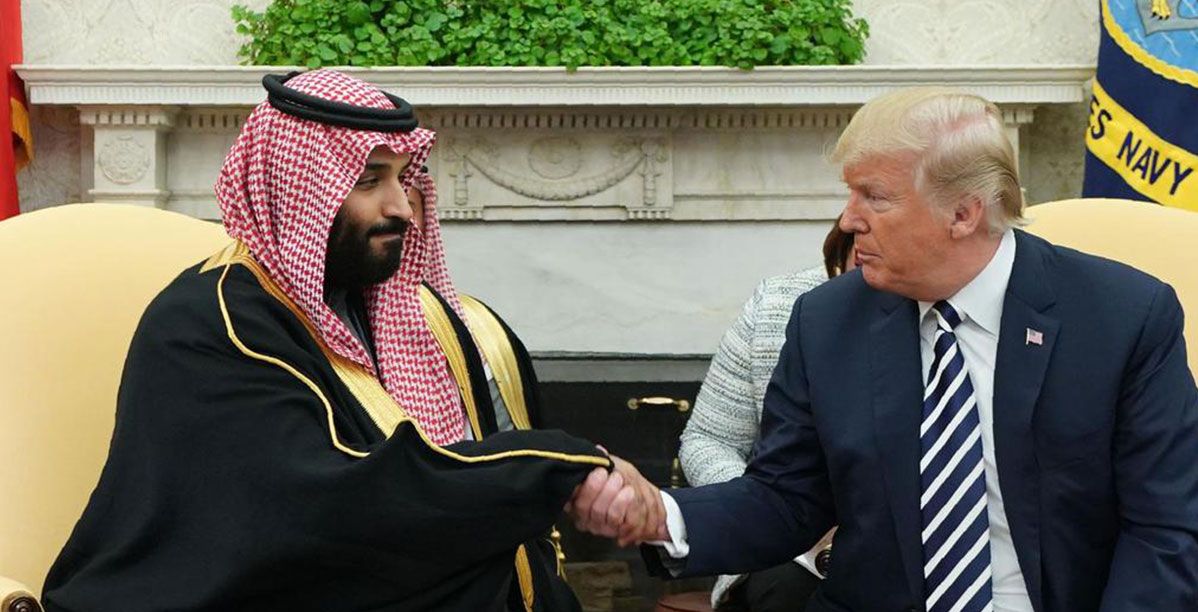 بن سلمان وترامب